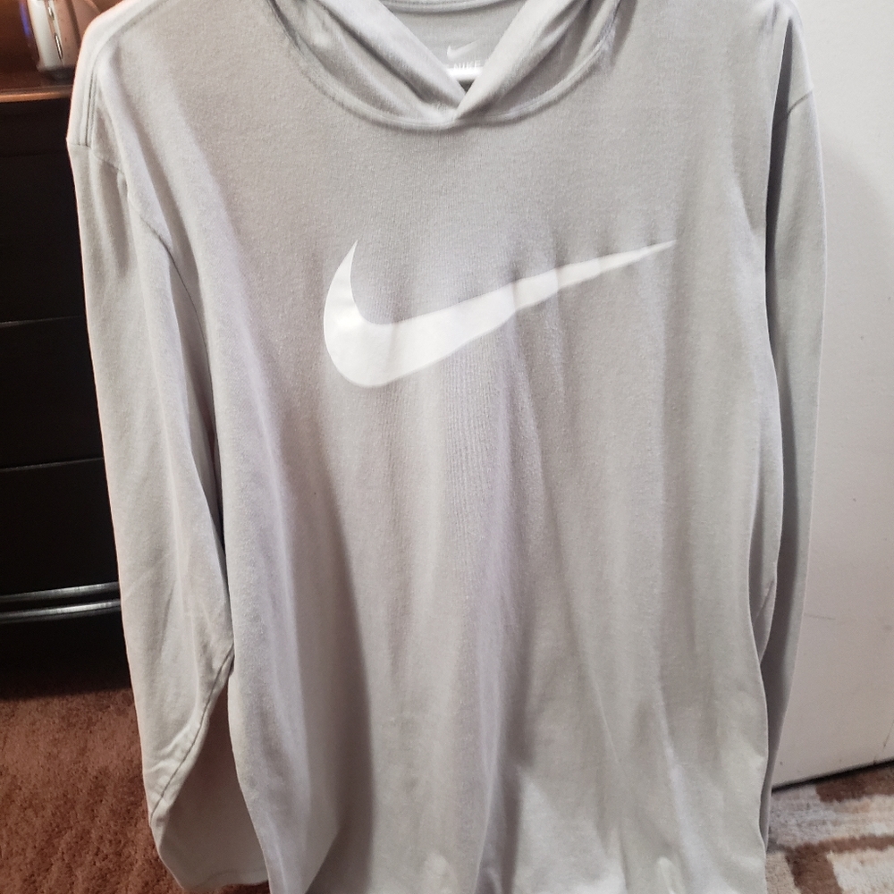 Nike tee hoodie